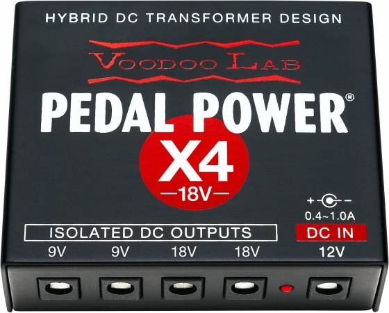 Voodoo Lab Pedal Power X4, 18 Volt